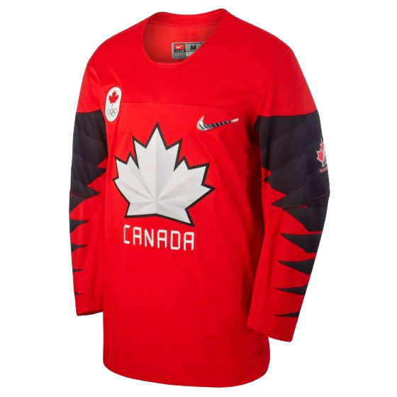Nike Canada IJshockey Shirts - Rood Top Merken Winkel
